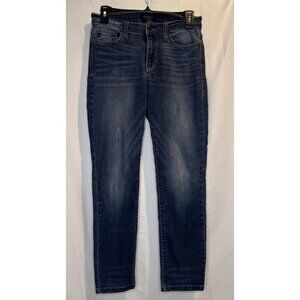 Judy Blue Women’s Relaxed Fit Tapered Med Wash Blue Denim Jeans Stretch Sz 5/27